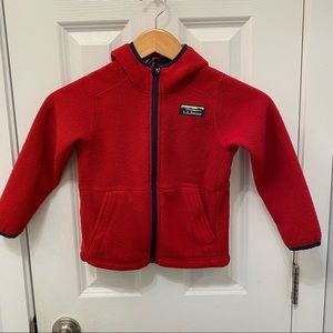 Kids LL Bean Fleece Zip up Jacket